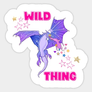 Wild thing dragon Sticker
